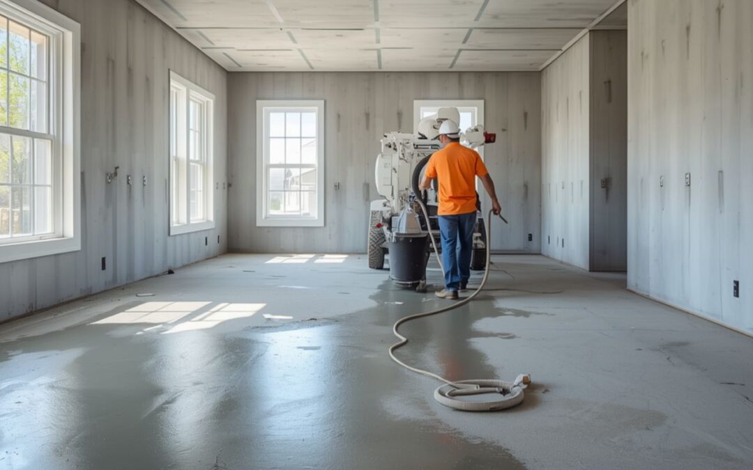 Wykonywanie wylewek maszynowych w Nowym Targu podczas przygotowania równej posadzki w domu jednorodzinnym